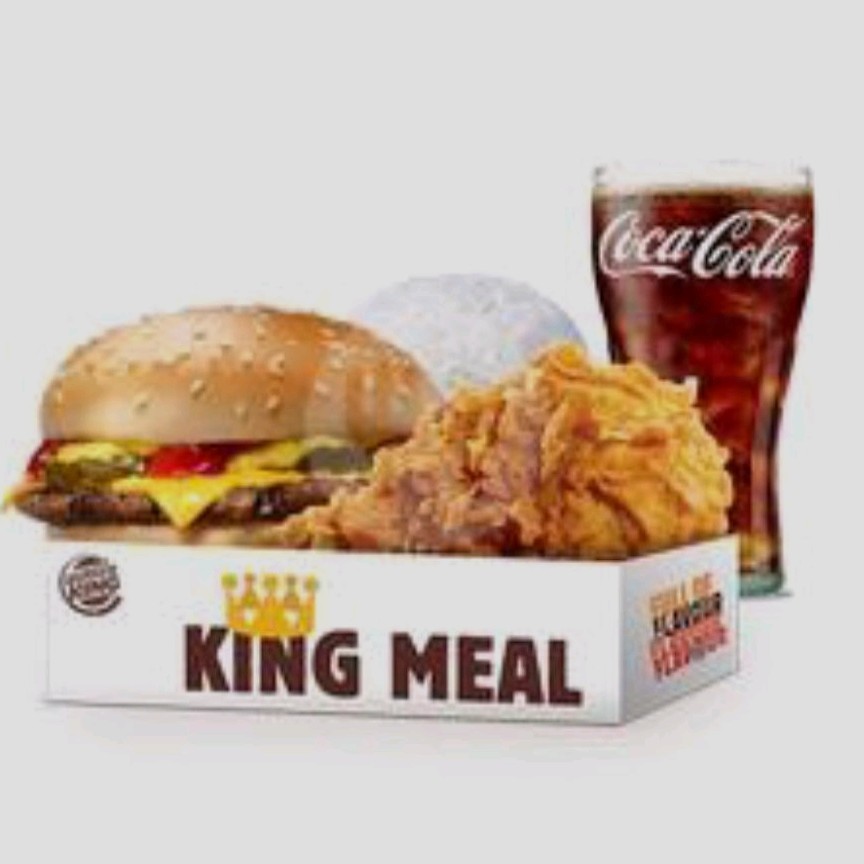 Paket King Meal Cheeseburger