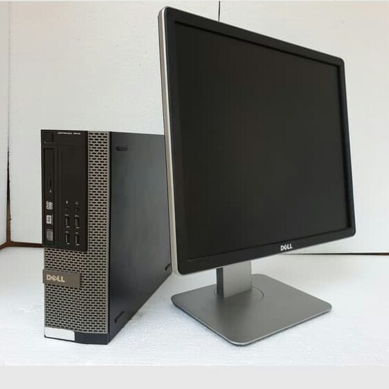 Paket Komputer Kantor DELL Optiplex 7010 sff Core I5 - LCD 19 Square