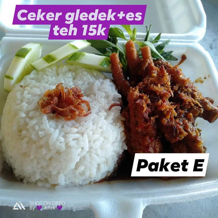 Paket ayam Rica Es Teh 2