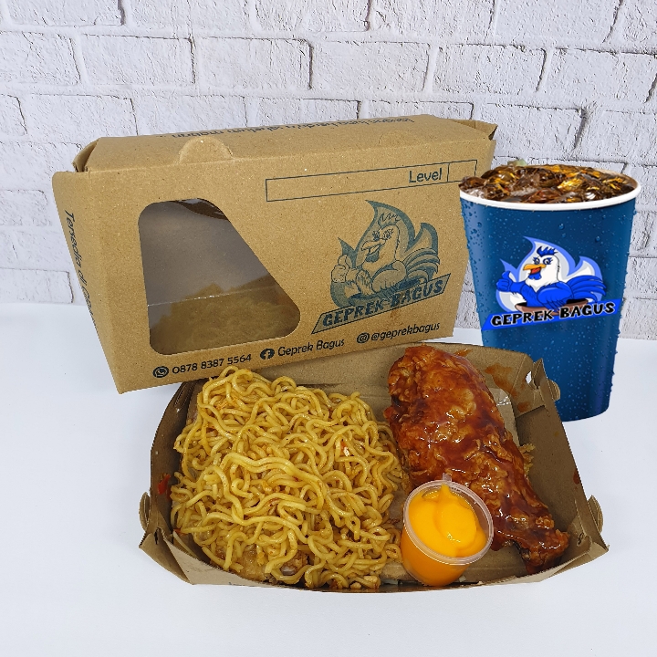 Paket Mie Ayam Api Saus Keju