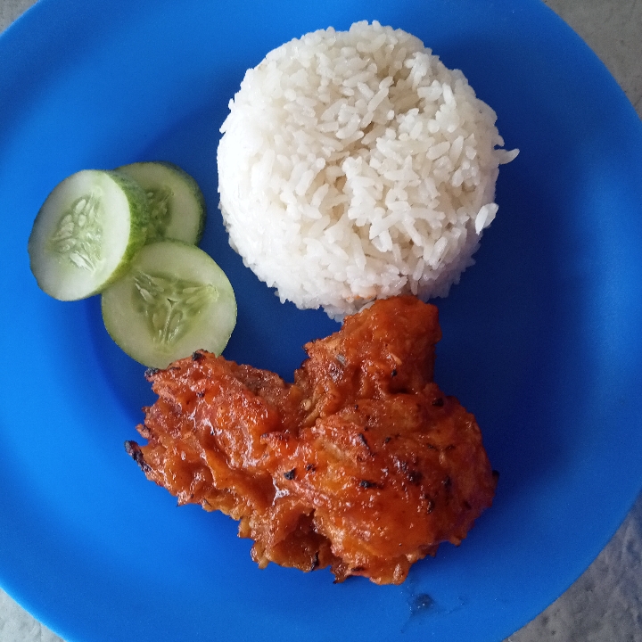 Paket Nasi Ayam Celup Bakar