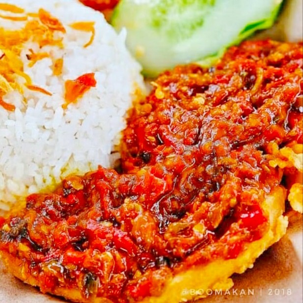 Paket Nasi Ayam Geprek Sambal Terasi