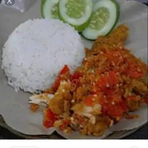 Paket Nasi Ayam Geprek Teh