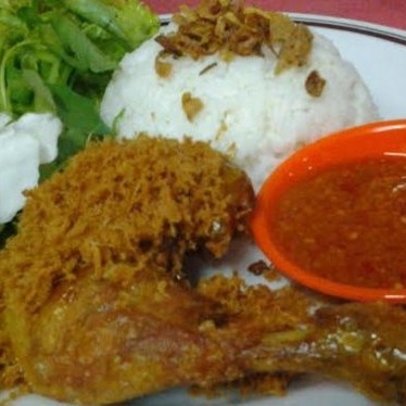 Paket Nasi Ayam Goreng Kampung Kremes 