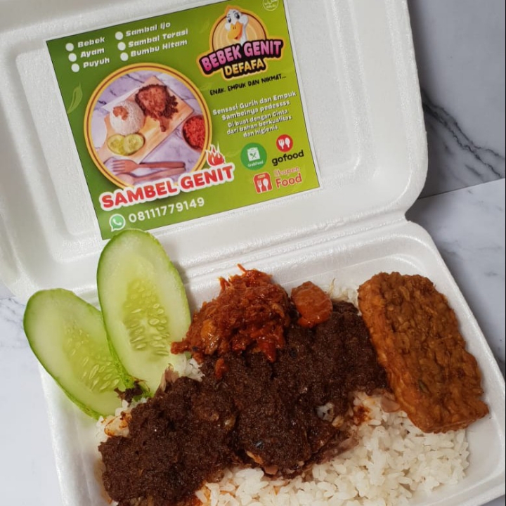 Paket Nasi Bebek Suwir Ranjau