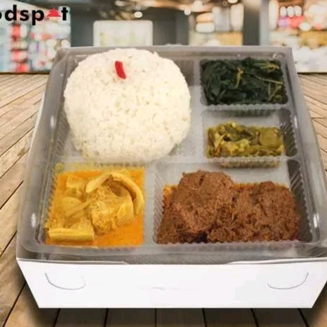 Paket Nasi Box Rendang