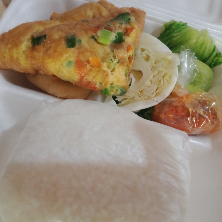 Paket Nasi Telor Dadar