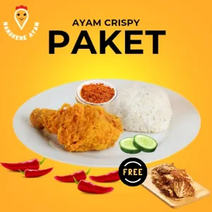 Paket Paha atau Sayap Crispy Pedas