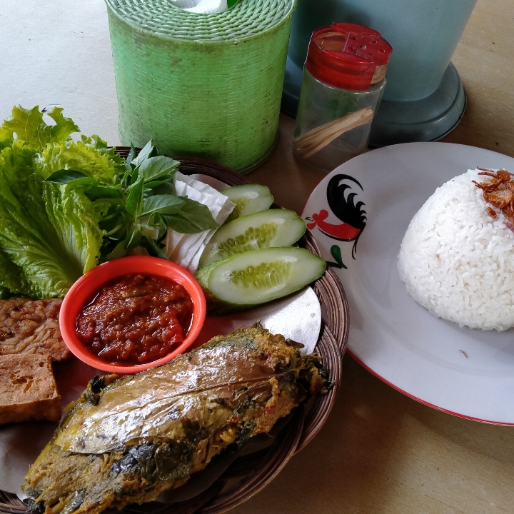 Paket Pepes Bebek L Tahu Tempe Lalapan Sambal Air Tawar