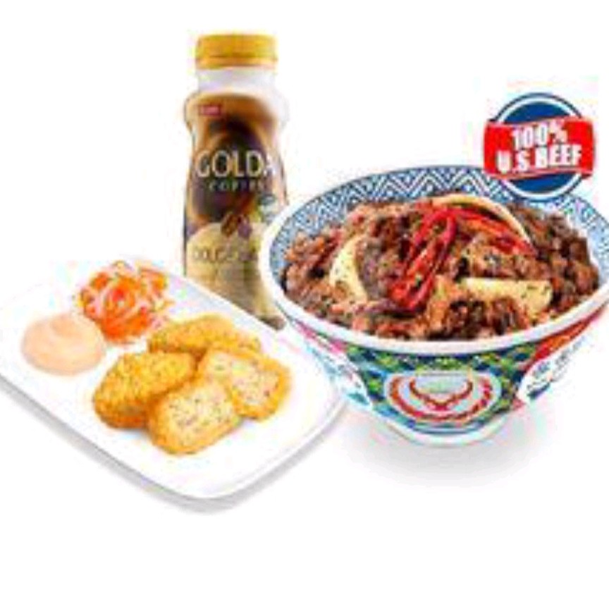 Paket Puas Gorengan Ayam Blackpepper Beef L