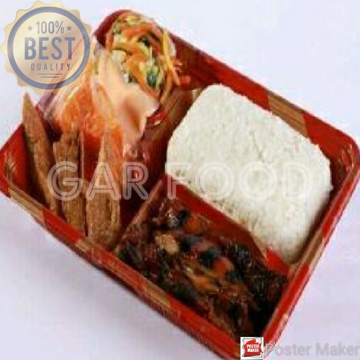 Paket Spesial 1 - Chicken Teppaan dan Ebi Maki