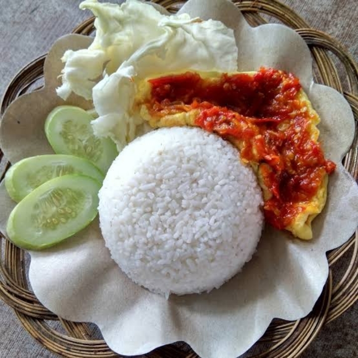 Paket Telur Penyet Nasi 