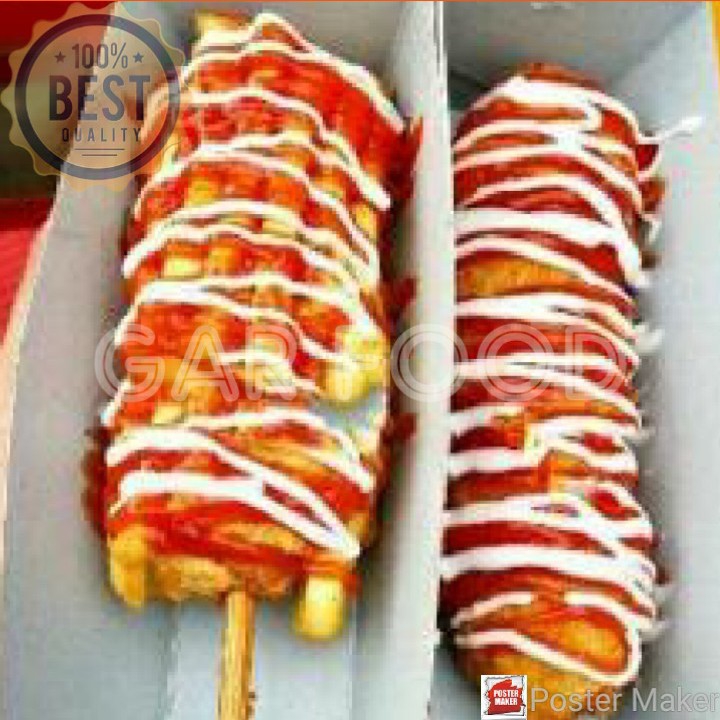 Paket Tokebi Hattang dan Corn Dog Full Chess