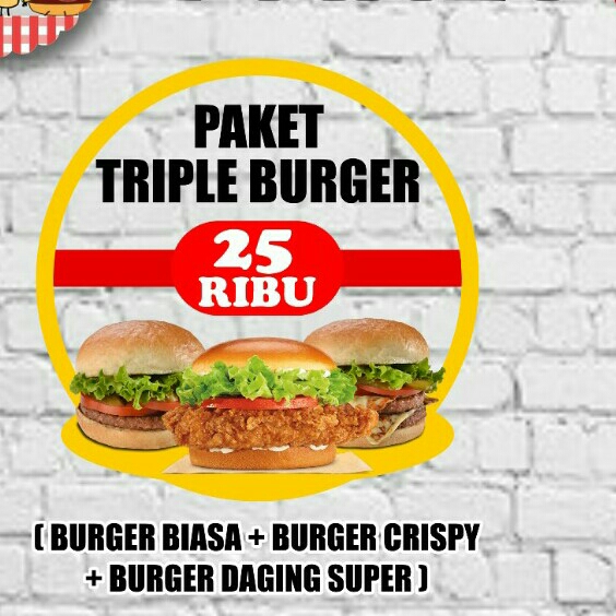 Paket Triple Burger