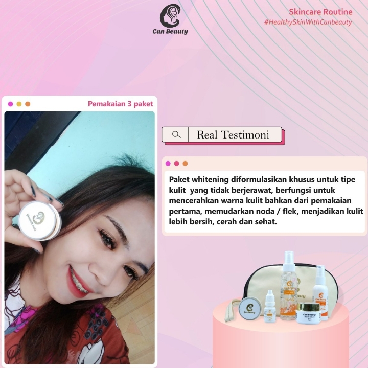 Paket Whitening CAN BEAUTY 2