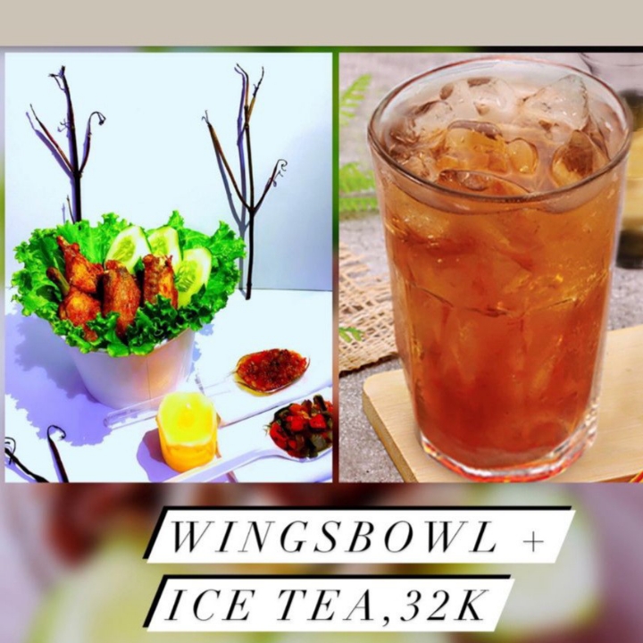 Paket Wing Bowl Dan Ice Tea