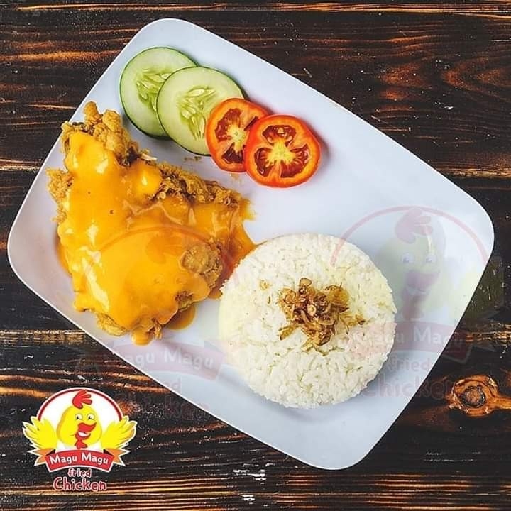 Paket ayam saus keju