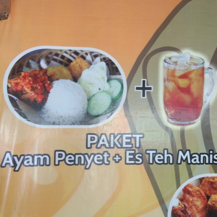 Paket hemat ayam penyet