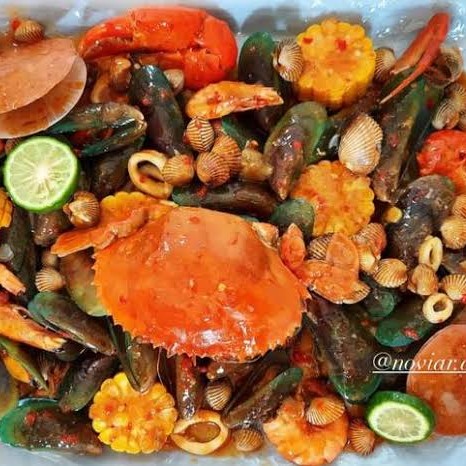 Paket Jumbo seafood komplit 4