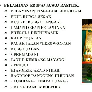 Paket wedding