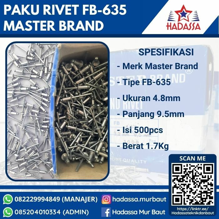 Paku Rivet FB-635 Master Brand