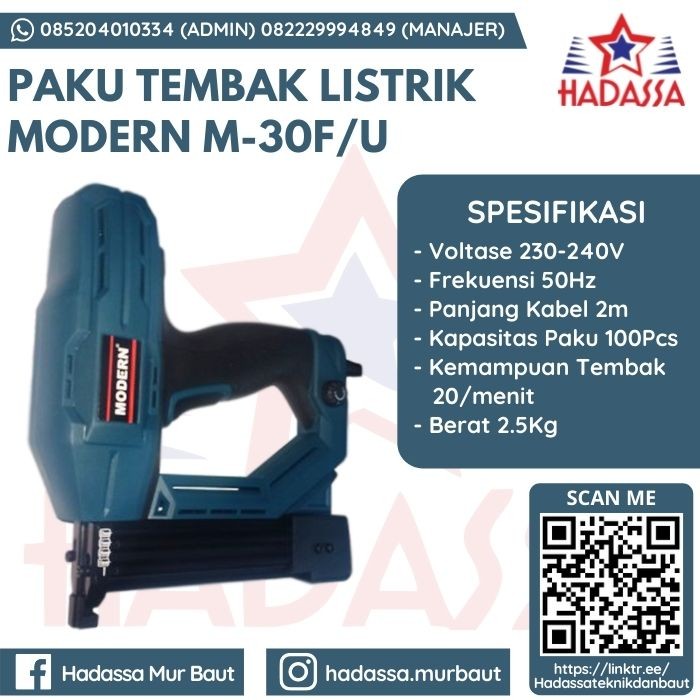 Paku Tembak Listrik Modern M-30FU