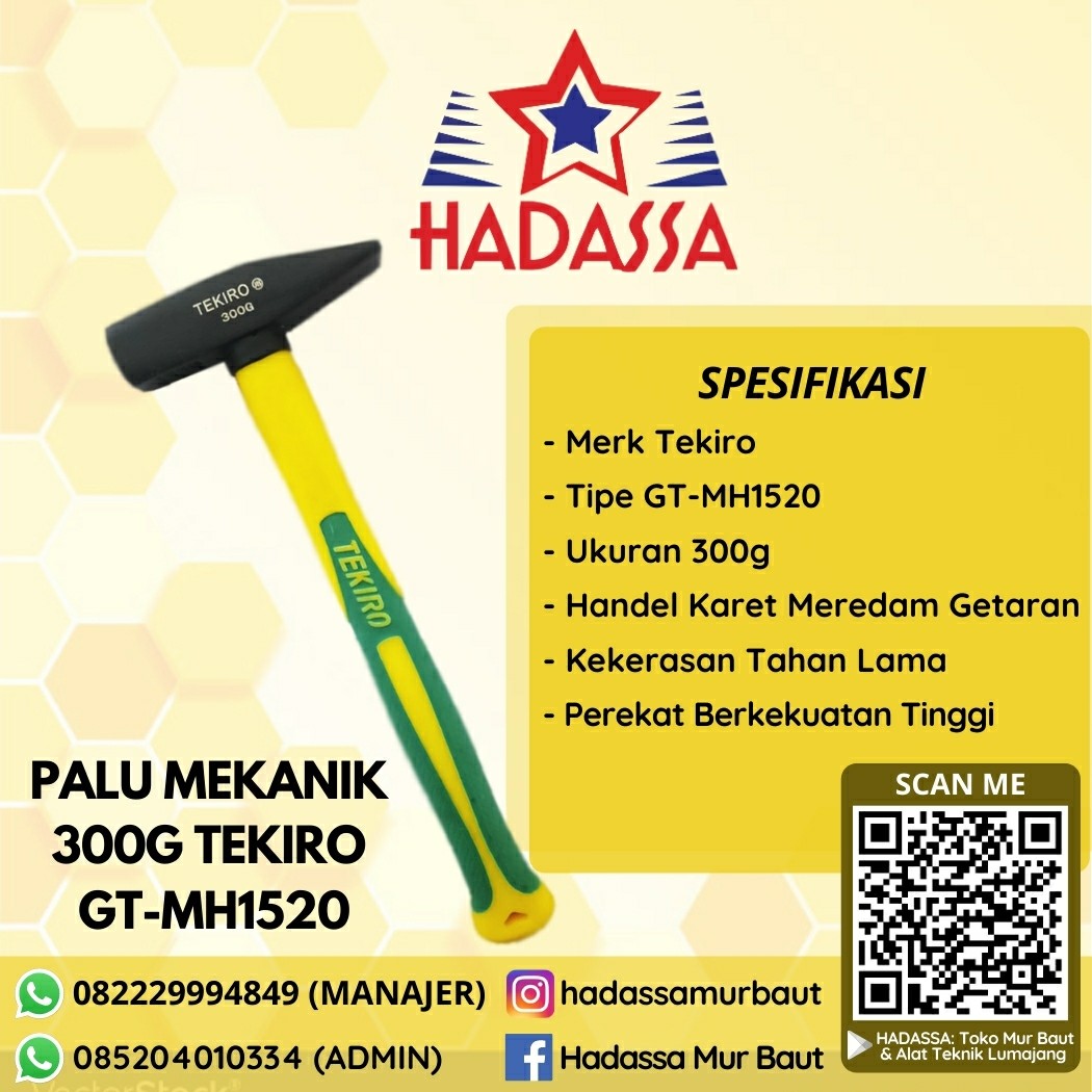 Palu Mekanik 300g Tekiro GT-MH1520