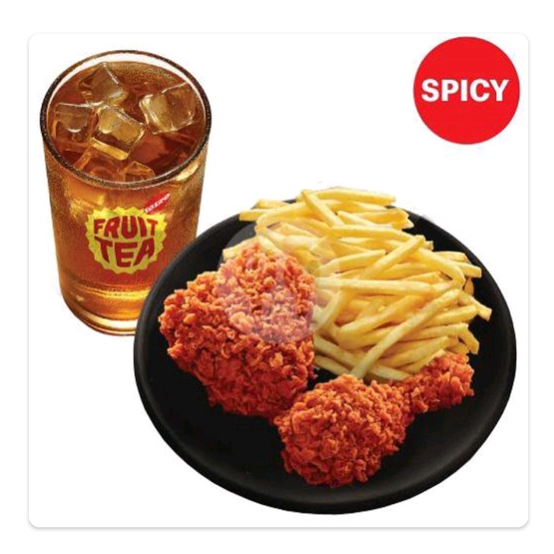 Panas 2 Spicy With Fries Large