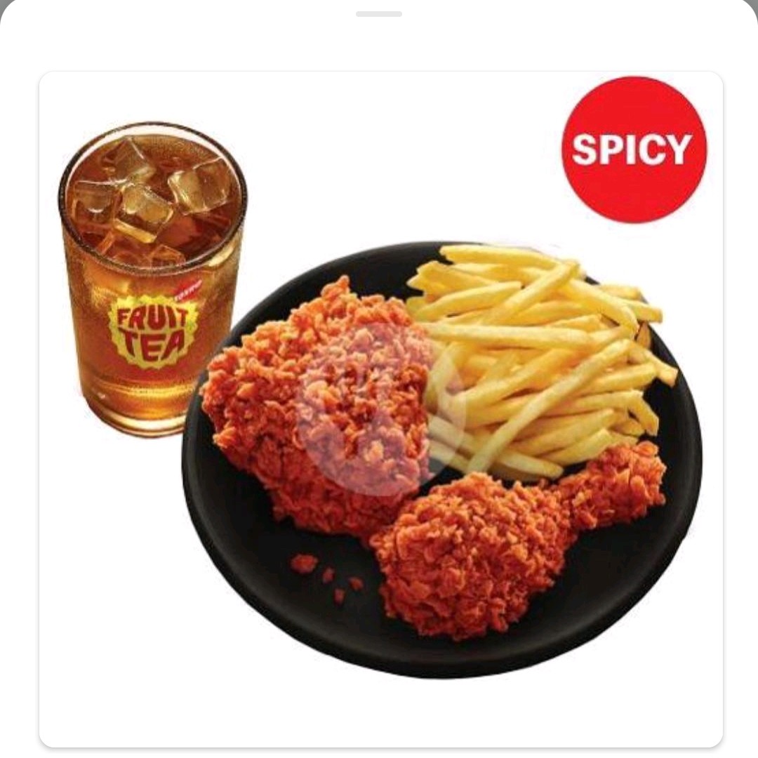 Panas 2 Spicy With Fries Medium