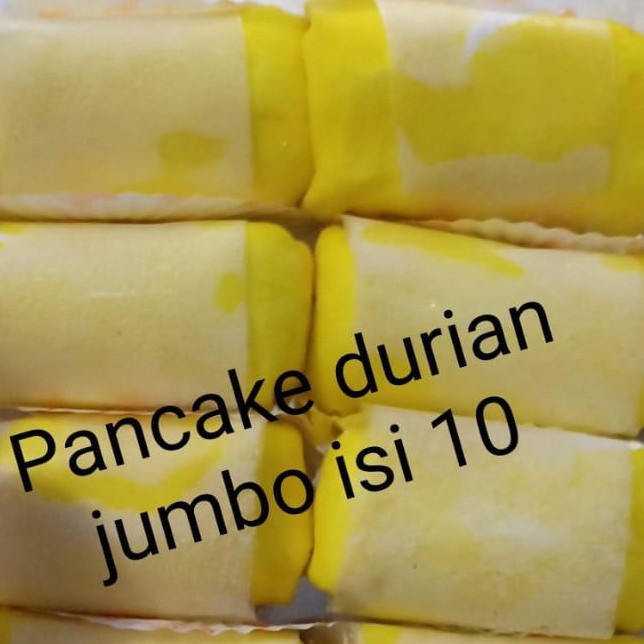 Pancake Durian Jumbo Isi 10