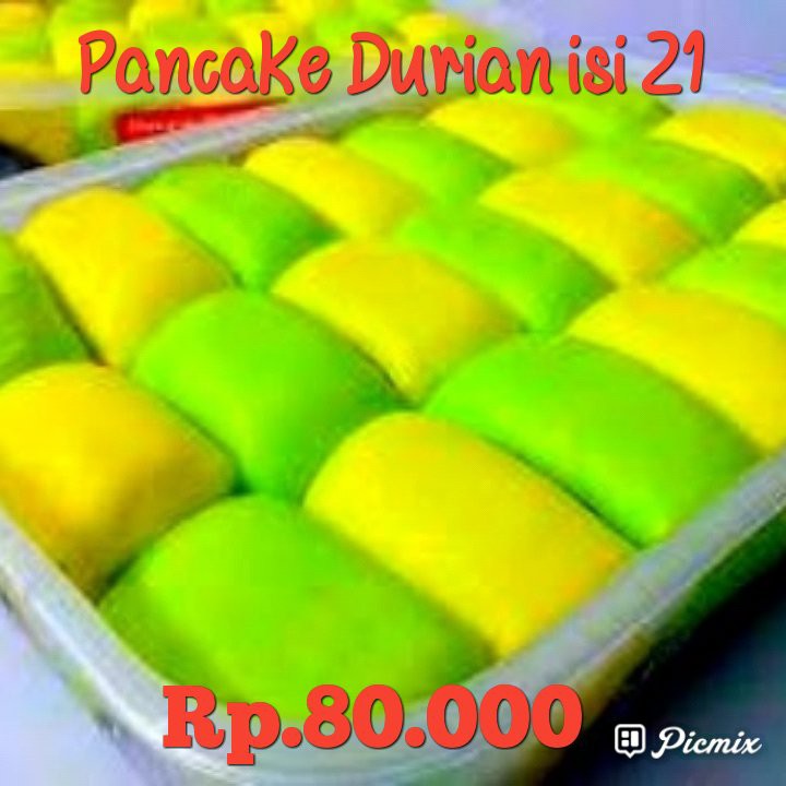 Pancake Durian isi 21