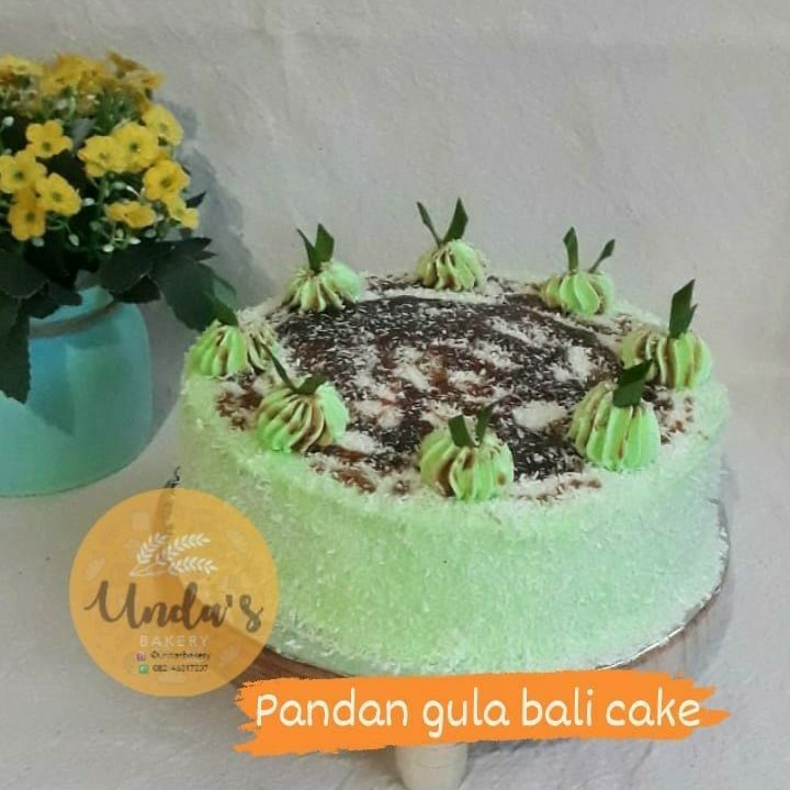 Pandan Gula Bali Whole Cake 