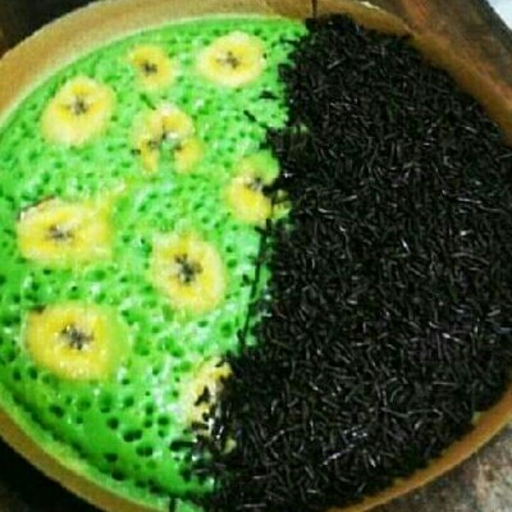 Pandan Pisang Coklat Susu