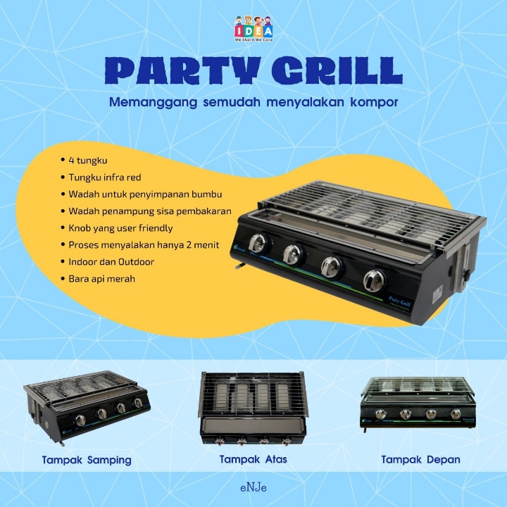 Panggangan Party Grill by Blue Gaz 2