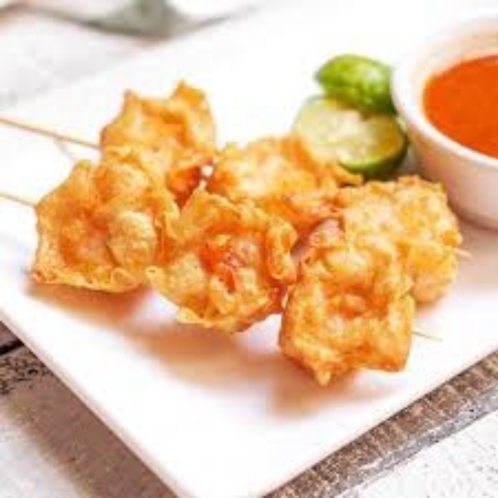 Snack Pangsit Goreng Sambal Taichan