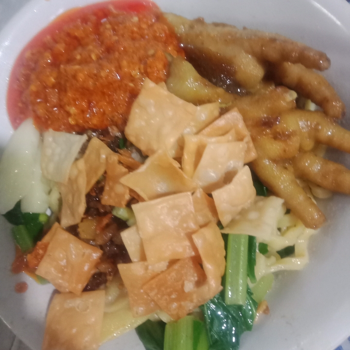 Pangsit Mie Ayam Ceker