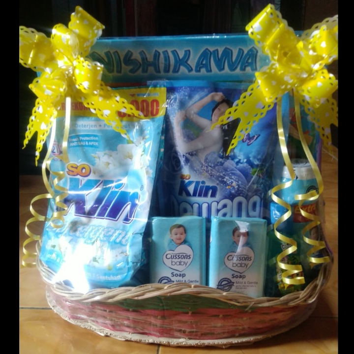 Parcel Bayi Keranjang Bambu