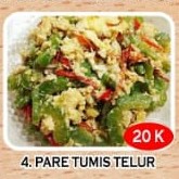 Pare Tumis Telur