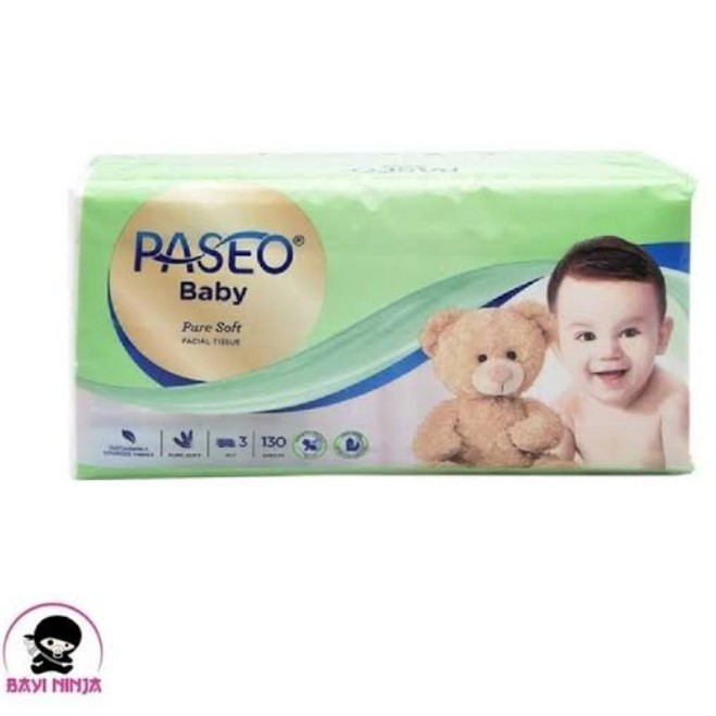 Paseo Travel Pack Pure Soft 130 Sheet 3 Ply