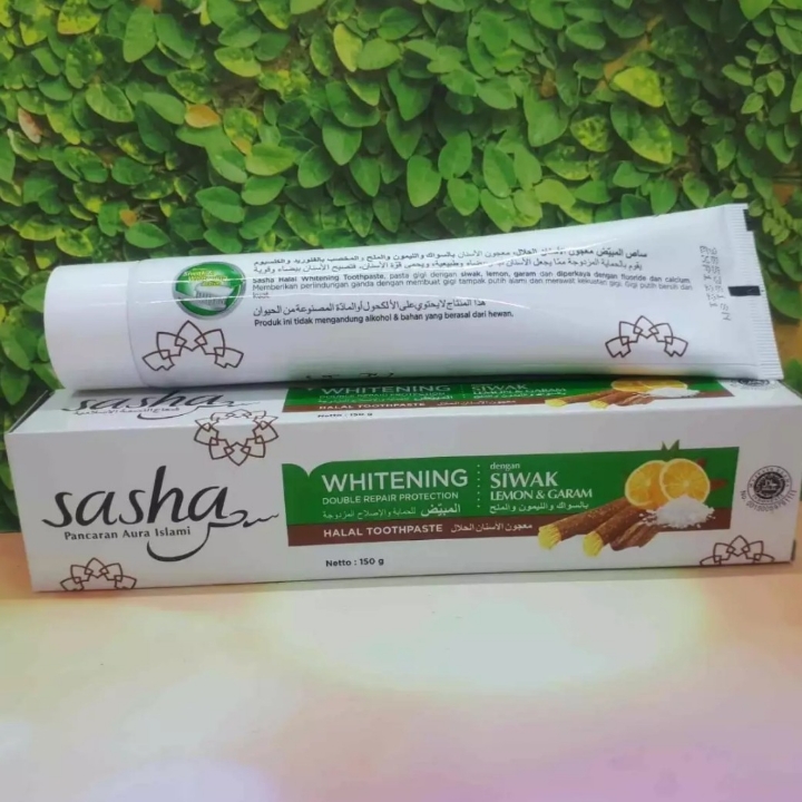 Pasta Gigi Sasha Whitening 150gr