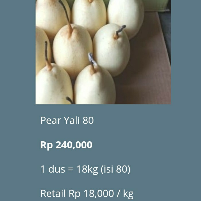 Pear Madu