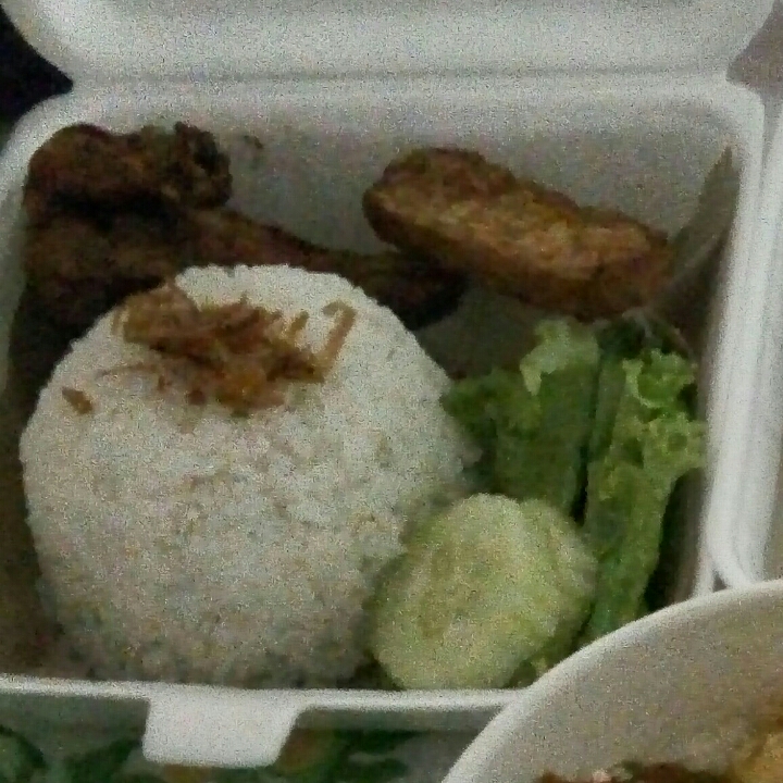 Pecel Ayam Dada dg Nasi