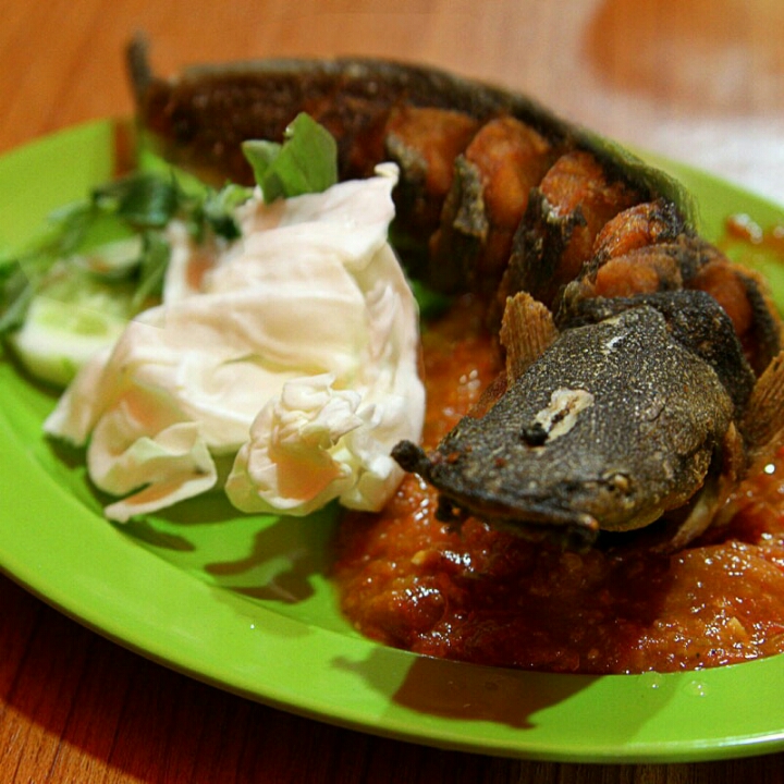 Pecel Lele Dan Nasi