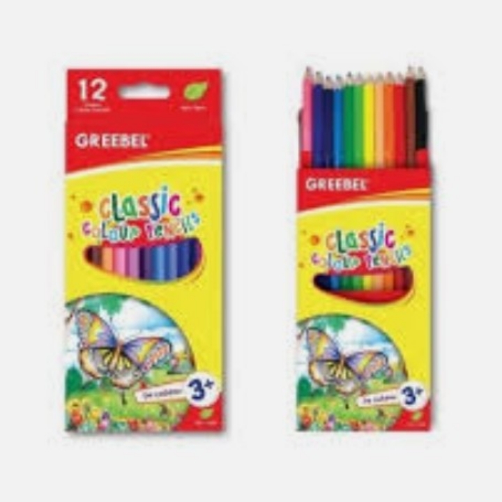 Pensil Warna Greebel 12 Panjang