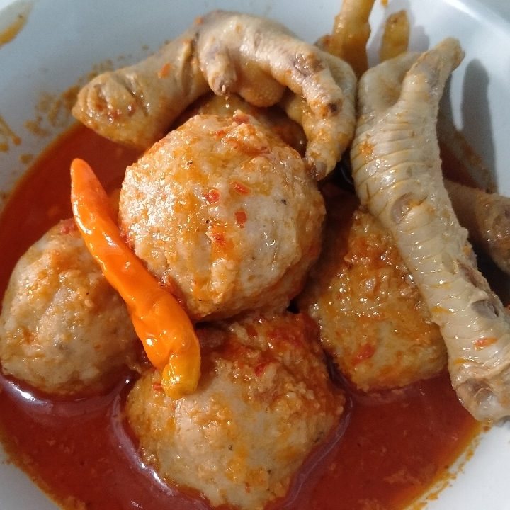 Bakso Pentol Ceker Pedas