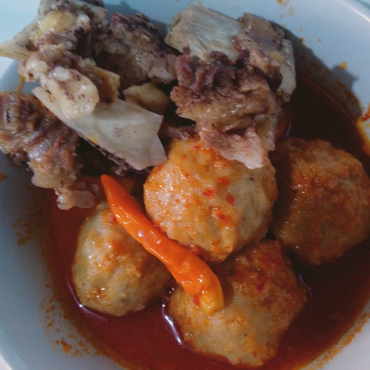 Bakso Pentol Daging Iga Pedas