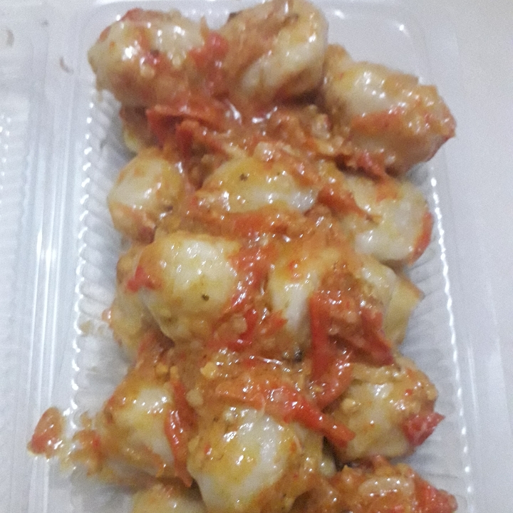 Pentol Rebus Sambal Merah