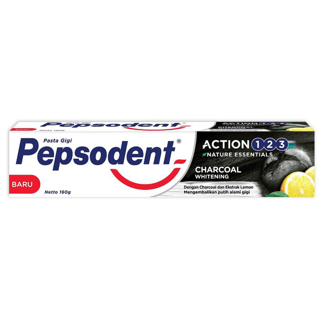 Pepsodent Action 123 Charcoal 160g