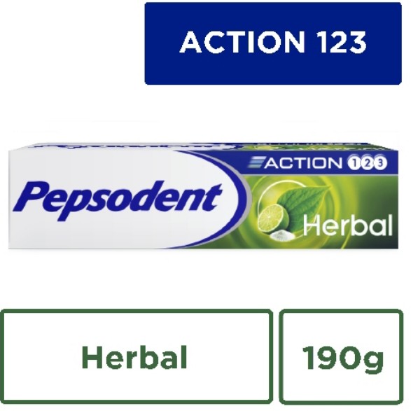 Pepsodent Pasta Gigi Action 123 Herbal