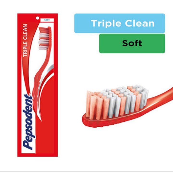 Pepsodent Tripel Clean Soft